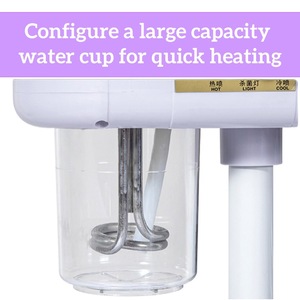 Vaporizador Facial 2 en 1 al por Mayor, Rejuvenecimiento de la Piel, Spa Facial, Vapor 360 °   Tanque de Agua de Vidrio con Brazo Giratorio para Salón de Belleza - Product Image 3