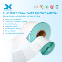 Papier thermique auto-adhésif en vinyle pour les étiquettes d'expédition de colis de logistique, résistant à l'eau, performance stable, extérieur humide