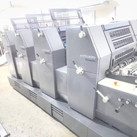 Máquina de Impresión Offset Automática de Cama Plana Usada, GTO52 2015, 4 Colores, Ethernet, Impresora de Papel Todo en Uno