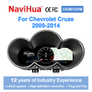 หน้าปัดดิจิตอลสำหรับรถยนต์ Chevrolet Cruze ปี 2009-2014 รุ่น Navihua ดีไซน์ใหม่ ระบบ Linux รองรับ Carplay - Product Image 1