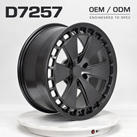 Jantes forgées 6061-T6 à cinq branches, finition satinée gris anthracite, concaves peu profondes, 18-22 pouces, 5x112 pour BMW Audi Mercedes-Benz
