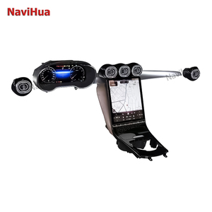 Autoradio Android Navihua 12,1'' avec GPS, nouveaux kits de mise à niveau Tesla pour Mercedes Classe C GLC 2015-2022, multimédia <span class=keywords><strong>Carplay</strong></span> - Product Image 1