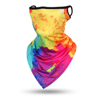 Pañuelo triangular de verano al por mayor, deportivo, refrescante, transpirable, de malla, para ciclismo al aire libre, protección solar, máscara con protección para las orejas