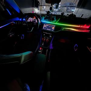 Nouvelle lumière ambiante Symphony améliorée pour accessoires de voiture décoration intérieure lumière ambiante <span class=keywords><strong>dynamique</strong></span> pour Audi <span class=keywords><strong>Q3</strong></span> 2019-2024 - Product Image 2