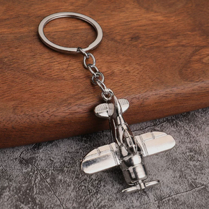 Porte-clés en métal personnalisés avec logo, fabrication en gros, porte-clés en métal moulé sous pression 2D 3D émaillé en forme d'avion pour cadeaux souvenirs - Product Image 6