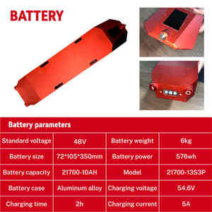 Planche de surf en fibre de carbone Efoil Propulseur alimenté par batterie <span class=keywords><strong>Moteur</strong></span> Hydroptère Aide Support détachable 40-55 Km/H 160Kv Board Drive - Product Image 3