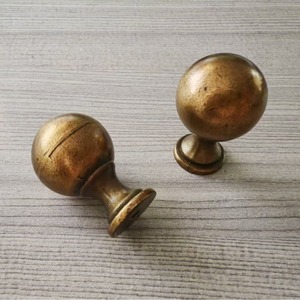 Poignées de meubles en alliage de zinc de style antique, poignées de tiroir rondes, traditionnelles, écologiques, pour usage intérieur - Product Image 4