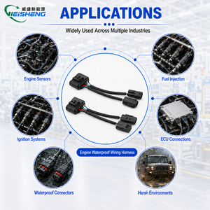 ชุดสาย<span class=keywords><strong>ไฟ</strong></span>เครื่องยนต์กันน้ำ OEM แบบกำหนดเองสำหรับซ่อมรถยนต์ - Product Image 2