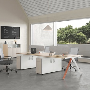 Staff Office <strong>Table</strong> Design Honeycomb <strong>Screen</strong> <strong>Partition</strong> Workstation Office <strong>Table</strong> Office <strong>Table</strong> Metal Frame Stage 2 - Product Image 1