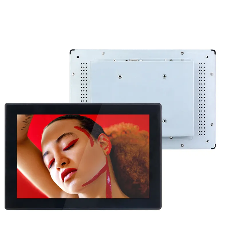 Smart Factory Industrial Automation 10,1-Zoll-LCD-Touchscreen-Bedienfeld Digital Signage in Wand-Touch-Monitor eingebettet