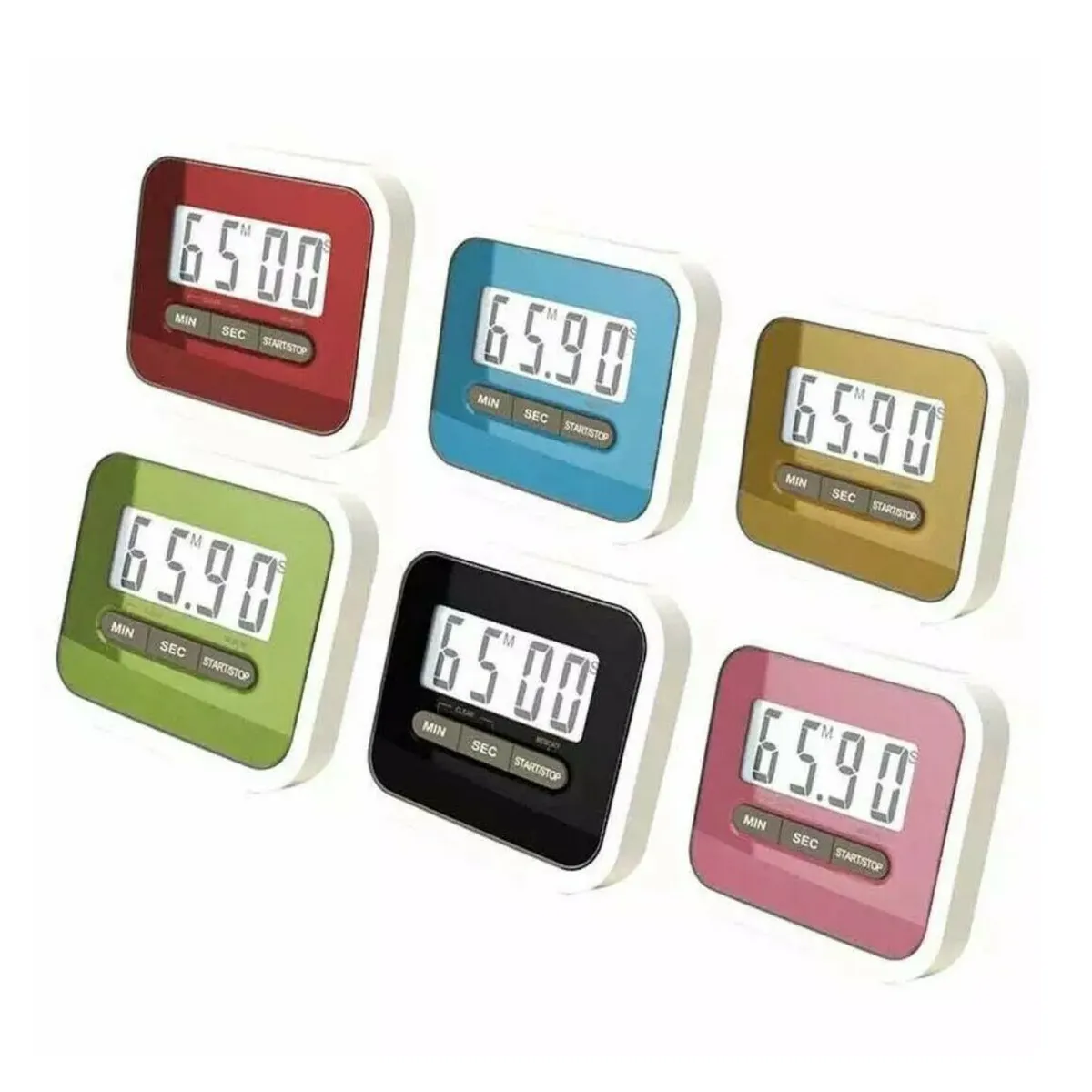 Magnetische Lcd Digital Kitchen Timer Koken Timer Count Down Up Klok Timing Klok Luid Alarm Pieper