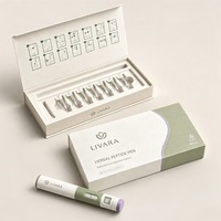 Maßgefertigte Einzelstift-Box Umweltfreundliche Tragetasche Kartonbox mit Magnetverschluss und Fach Schlichte Kosmetik-Stiftbox