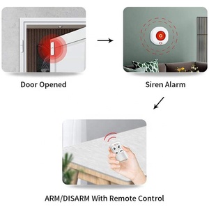 Беспроводная охранная система безопасности, система охранной сигнализации для дома, склада, офиса, магазина, окон и дверей - Product Image 4