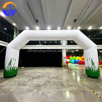 Arche gonflable de départ/arrivée pour marathon, arche d'entrée pour courses en plein air, événements sportifs, publicité, résistante aux intempéries, avec ventilateur intégré