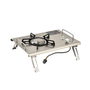 Réchaud à gaz butane pliable portable pour le camping en plein air, petit, à un seul <span class=keywords><strong>port</strong></span>, unité IGT intégrée - Product Image 4