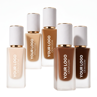 Fond de Teint Liquide Professionnel 30ml avec Flacon Pompe – Haute Pigmentation, Base Impeccable, Maquillage de Base, Kit Marque Privée