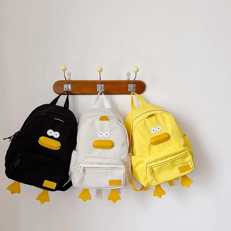 Anaokulu japon tarzı bebek hafif çirkin sevimli sarı ördek yavrusu moda yeni erkekler için sırt çantası ve kızlar