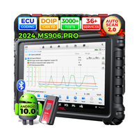 Autel MaxiSys MS906Pro Scan CAN FD & DoIP Codage ECU 36 + Services 3000 + Test actif Tout diagnostic du système FCA SGW Auto Scan 2.0