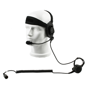 Cuffie Tattiche Leggere Power-Time PTE-M10 per Uso sul Campo con Radio Portatile, Fascia in Rete e Interfaccia <span class=keywords><strong>Audio</strong></span> Cablata - Product Image 3
