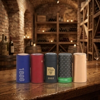 Capsules thermorétractables en PVC personnalisées populaires, anti-fuite, anti-poussière, de qualité alimentaire pour l'emballage du vin