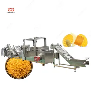 Machine à friture automatique complète Kurkure Namkeen Nimkio, ligne de Production de snacks à granulés frits