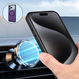 Funda Protectora Híbrida Premium Denior para PC, Carcasa Magnética de Cuero PU con Textura Litchi para <span class=keywords><strong>iPhone</strong></span> Series 17, 16, 15, 14, 13 y 12 - Product Image 3