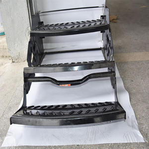 Nouveauté <span class=keywords><strong>2022</strong></span>, facile à installer, échelles pliantes manuelles à 3 niveaux pour <span class=keywords><strong>caravane</strong></span>, camping-car, remorque, camping-car - Product Image 4