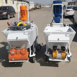 Nuevo uso doméstico 100L rociador de cemento automático de alta presión 220V máquina de enyesado de yeso Motor de bomba hecho Construcción de China - Product Image 6