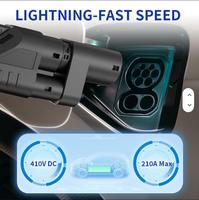 Nouvel adaptateur de charge CCS2 vers Type 2, idéal pour les voyages, étanche IP54, connecteur double alimentation pour utilisation transfrontalière des VE