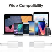 Cable de 60W barato Cables de carga rápida Cables de los cables de los, tipo A tipo C Cable Compatible para iPhone 15/16 17 Series