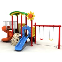 Structures de jeux populaires pour parcs d'attractions, aire de jeux commerciale, balançoire extérieure pour enfants
