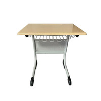Meubles de classe : Table individuelle pour élève, bureau d'écriture avec tableau effaçable, pupitre scolaire