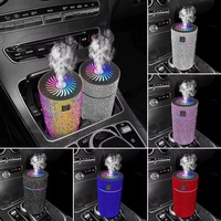 Purificateur d'air automatique moderne à lumière LED de luxe diffuseur d'aromathérapie diffuseur de voiture humidificateur aérosol désodorisant diamant