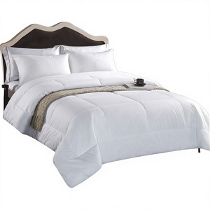 Edredón de Hotel 100% Algodón Blanco Puro, Relleno para Hostales y Casas de Huéspedes, Tela Brocada Tejida, Cepillada, Gruesa, para Primavera y Otoño - Product Image 1
