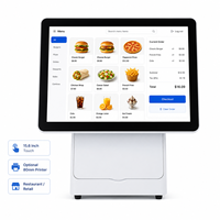 Terminal POS VFD de 15.6 Pulgadas con Pantalla Táctil Capacitiva y Escáner/Impresora Opcional para Proyectos de Servicio de Mostrador