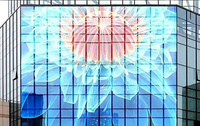 Fenêtre intérieure haute luminosité led verre laminé transparent
