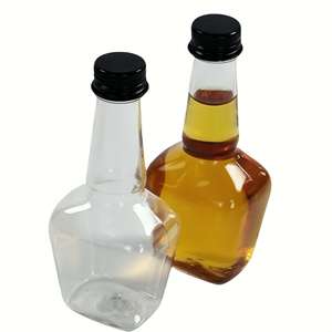 Offre Spéciale 50ml Mini bouteille miniature en plastique PET <span class=keywords><strong>alcool</strong></span> boisson liqueur vin whisky avec couvercle en aluminium - Product Image 3