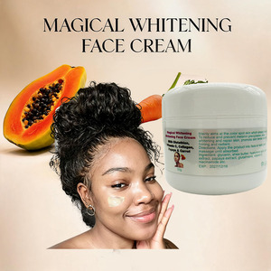 Crème Éclaircissante Magique pour le Visage Cible l'Hyperpigmentation, la Teint Terne et le Vieillissement, Unifie le Teint, à la Papaye et Carotte pour Peaux Sèches - Product Image 2
