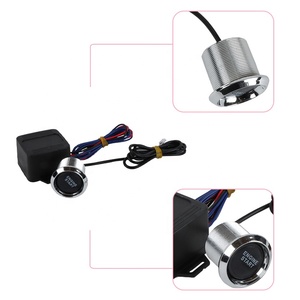 Universal <b>12V</b> Led Car Engine Start Push Button Ignition <b>Switch</b> Kit Illuminated Start Stop Button Auto Modification - Product Image 3