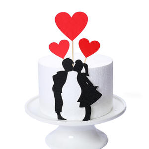 Venta caliente Valentine Cake Toppers Paper Boy Girl Kiss Shaped PARA EL Día <span class=keywords><strong>de</strong></span> San Valentín Decoración <span class=keywords><strong>de</strong></span> pasteles <span class=keywords><strong>de</strong></span> alta calidad Proveedor <span class=keywords><strong>de</strong></span> confianza - Product Image 4