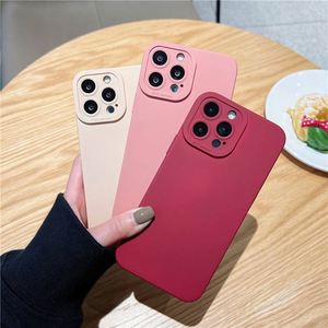 Vente flash <span class=keywords><strong>2023</strong></span> - Nouvelle coque en silicone pour XIAOMI avec objectif d'appareil photo unique, coque de téléphone couleur bonbon pour REDMI 13 PRO/NOTE12PRO - Product Image 2
