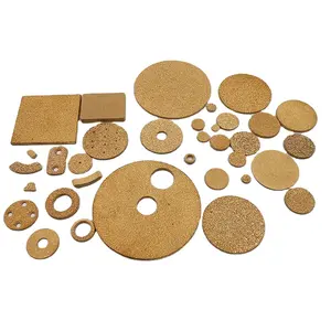 2024 New sintered porosity bronze brass plate oil filter sintered porous bronze metal brass oil air disc filter