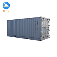Conteneur en acier sec de 20 pieds à ouverture latérale complète, capacité de 30,3 m³, boîte à gants industrielle standard internationale pour le transport et le stockage DFC