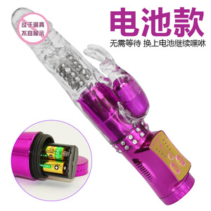 Female masturbation pleasure device, rotating bead <b>vibrator</b>, adult sex toy, rabbit massager, Amazon. - Product Image 2