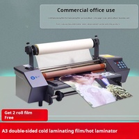 Machine à plastifier A3, plastifieuse thermique à chaud et à froid pour photos, affiches, autocollants