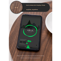 Table d'appoint intelligente avec fonction de charge sans fil et haut-parleur Bluetooth pour meubles de maison, qualité sonore HD, table basse