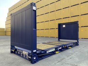 New Design Customizable Size Heavy <strong>Load</strong> Transport Unit 20ft Flat Rack <strong>Shipping</strong> <strong>Container</strong> - Product Image 5
