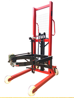 Camion de transport de tambour d'huile en plastique de fer chariot élévateur de déchargement de levage électrique 360 ° Flip Tilt Belt Scale Lift Truck Hydraulic Lift Truck
