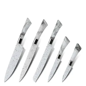 Factory Price Stainless Steel Non-stick Kitchen Knife Set For All Purpose Kitchen Work