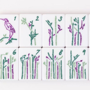 Tuiles <span class=keywords><strong>de</strong></span> Mahjong à motif marbré <span class=keywords><strong>de</strong></span> qualité supérieure, grande taille, ensemble <span class=keywords><strong>de</strong></span> Mahjong poli à la main pour le divertissement à domicile et la salle <span class=keywords><strong>de</strong></span> <span class=keywords><strong>jeux</strong></span> - Product Image 2